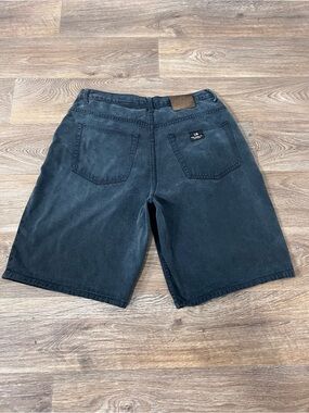 Vintage Ralph Lauren Black Denim Jean Shorts/A385